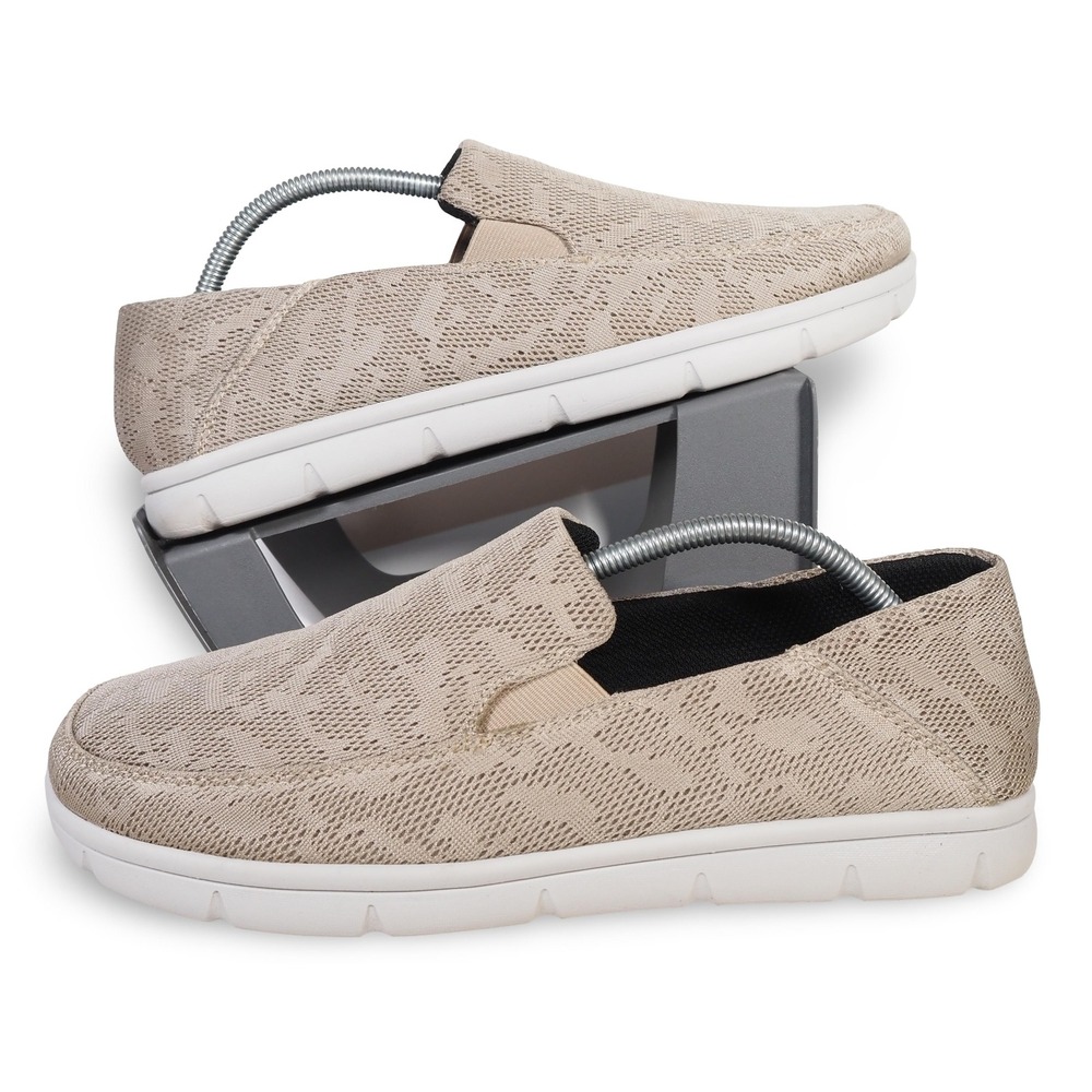 HUK Performance Brewster Slip-on Deck Shoes Braid Beige Mens 11 H8021010251